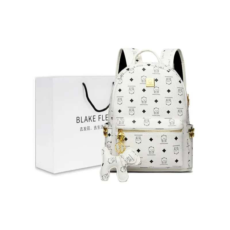 BLAKE FLEETO Abrasion Resistant Fabric Backpack Large Size Women's Multicolor-23