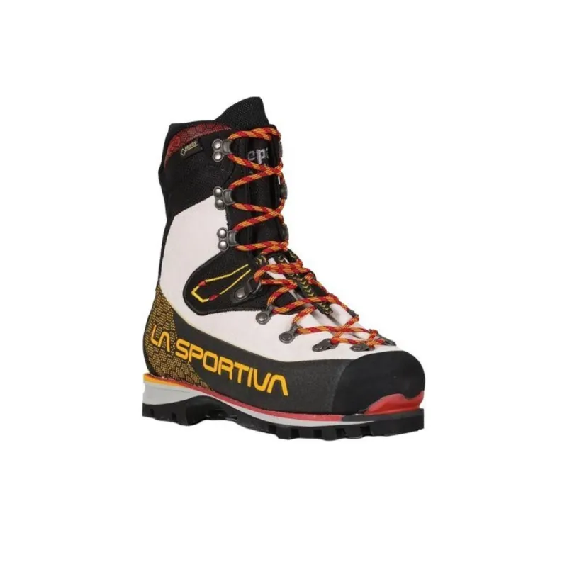 LA SPORTIVA Slip Resistant, Abrasion Resistant, Lightweight, Thermal High Top Hiking Shoes Women's Black White Yellow-1
