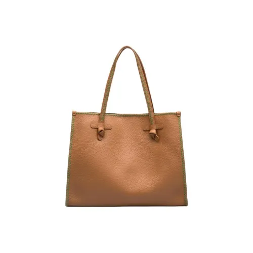 GIANNI CHIARINI 핸드백 브라운 스펠 그린 여성