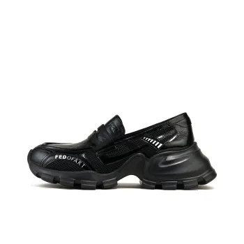 FED Loafers Women's Jade Black/Space Silver/Elegant Beige