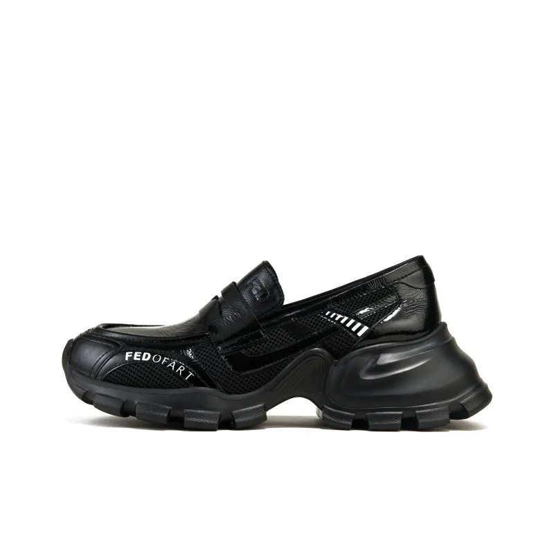 FED Loafers Women's Ink Jade Black/Space Silver/Elegant Beige-0