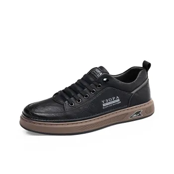 Mr. Thorn Tree Low Top Skateboard Shoes Men's Black