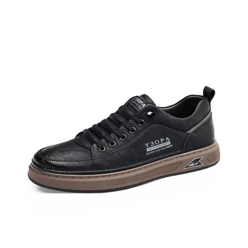 Mr. Thorn Tree Low Top Skateboard Shoes Men's Black
