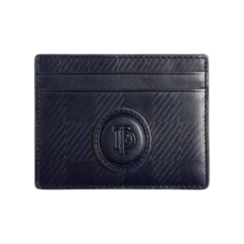 Ted Baker Sheepskin Card Holder Men's Marine Blue-0
