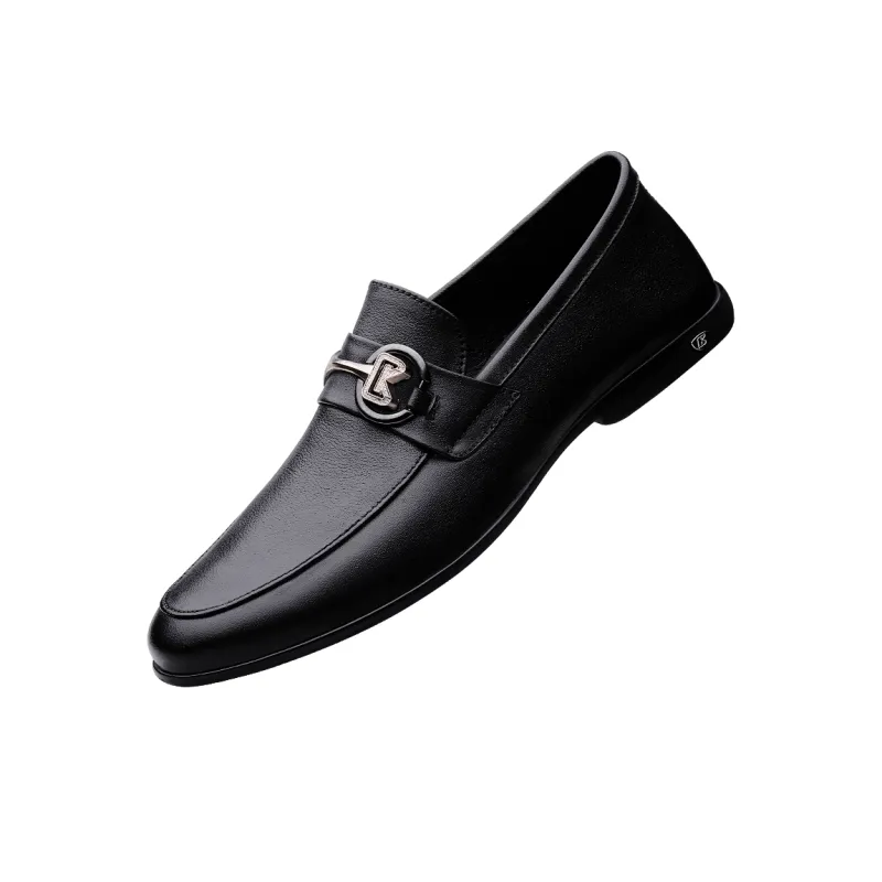 CKVUSAMG Gommino Loafers Unisex Black/White-9
