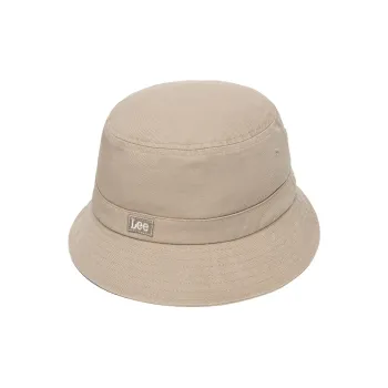 Lee Cotton Bucket Hats Unisex Beige