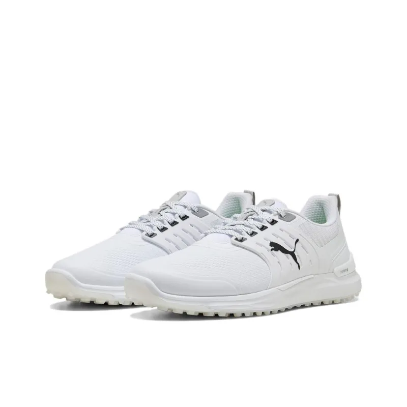 PUMA IGNITE Anti Slip Wear Resistant Low Top Golf Shoes Men's White-2