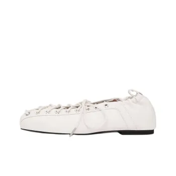 GANNI Egret Casual Single Shoes Women's White