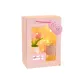 Tulip Knitted Fabric Pink Floral (Bamboo Cup+Box+Window Shopping Bag)