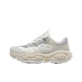 MERRELL Anti Slip Wear Resistant Low Top Trekking Shoes Unisex Cream White Gray