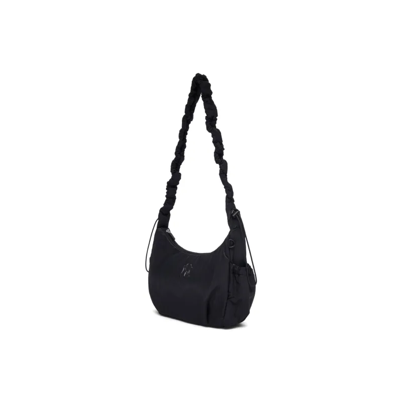 MLB New York Yankees Polyamide Zip Closure Solid Color Shoulder Bag Crossbody Bag Regular Unisex Black-3