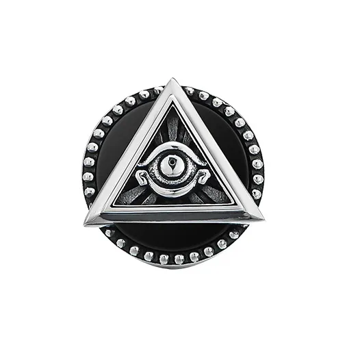 MYSH 925 Sterling Silver Stud Earrings Men's-1
