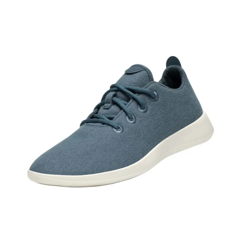 Allbirds Wool Runner Low Top Running Shoes Women's Dark Aqua Green-1