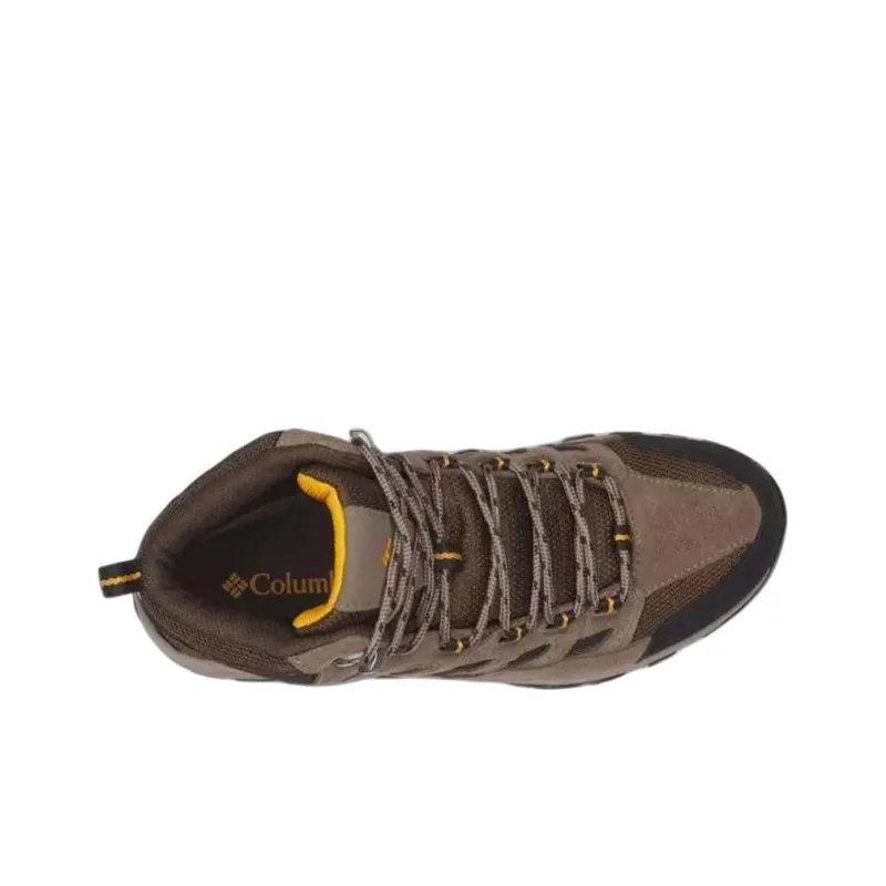 Columbia Crestwood Anti-Slip Wear-Resistant Mid-Top Trekking Shoes Men's Brown-2