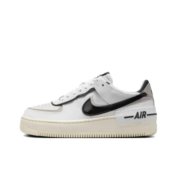 Nike AF1 Shadow Anti Slip Wear Resistant Low Top Skateboard Shoes Women's White Black