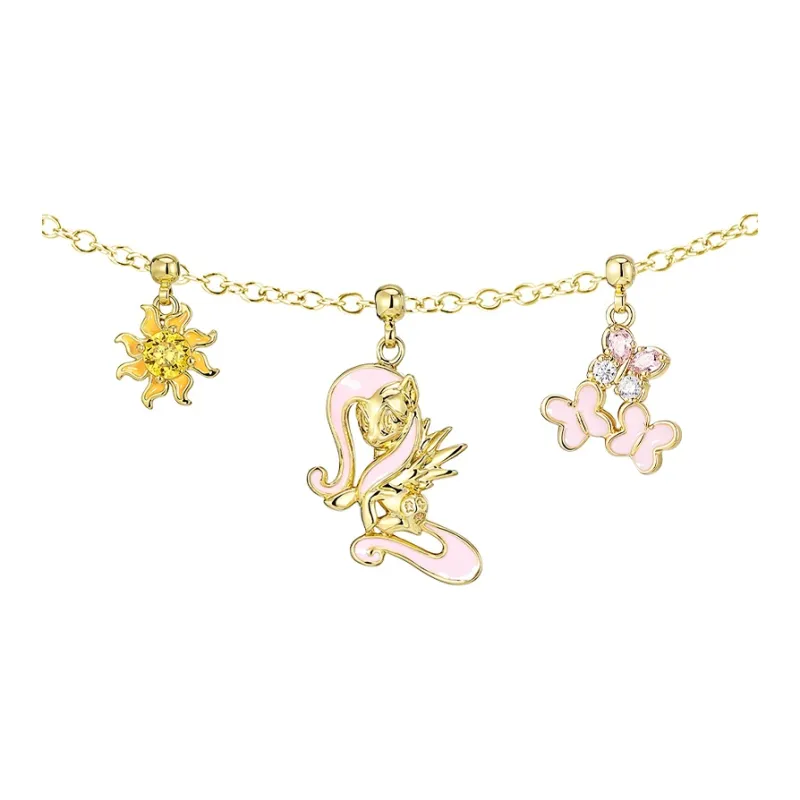 KADER x MY LITTLE PONY Copper Necklaces Women's Gold Silver, Girlfriend Women's Gift Box Set-17
