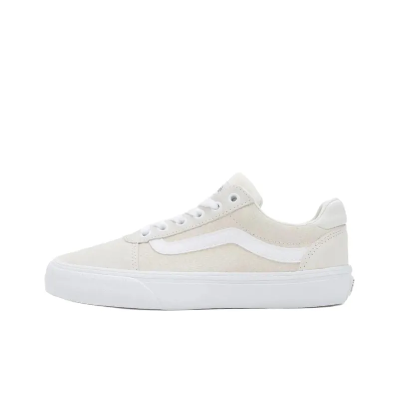 Vans Ward Anti Slip Wear Resistant Low Top Skateboard Shoes Women's White-0
