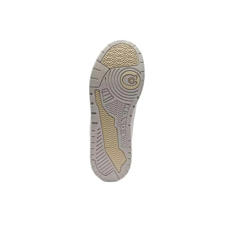 COACH Soho Low Top Skateboard Shoes Men's White-5