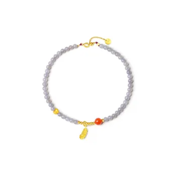 QIAOWUQIAONV Hetian Jade Bracelets Smoky Purple Women's