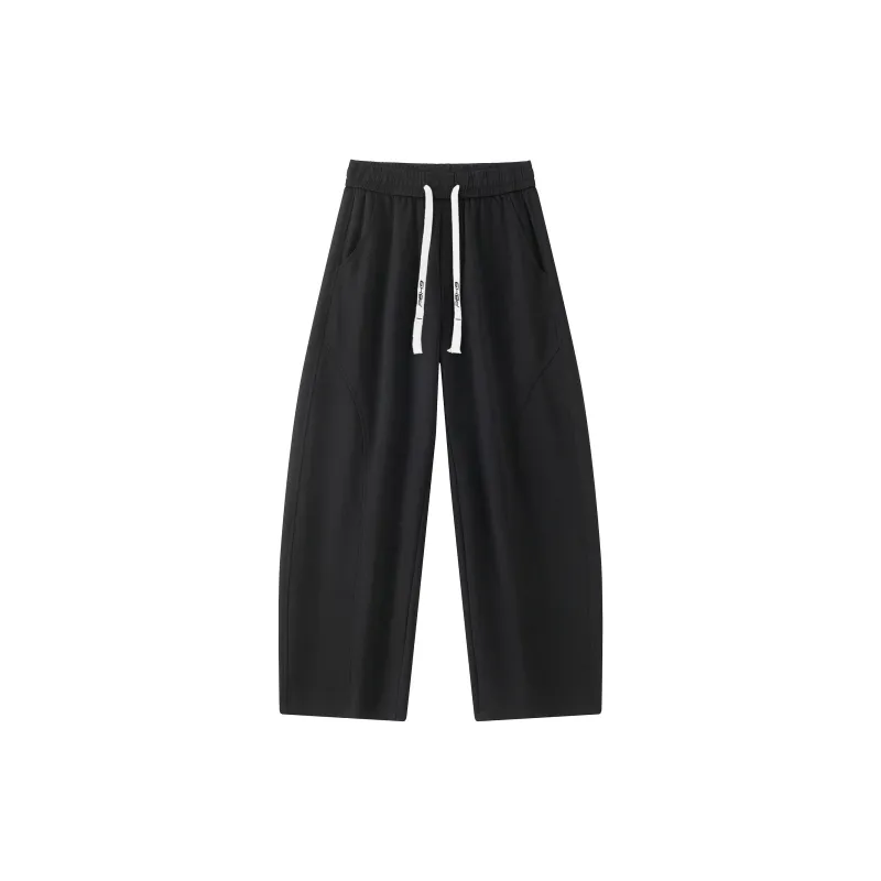P8H9 Casual Pants Unisex Heather Gray-3
