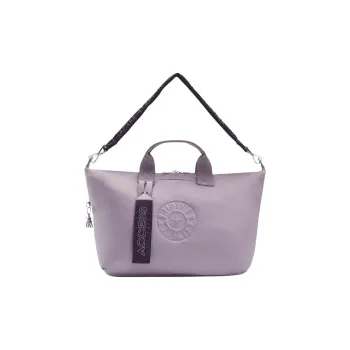 Kipling Polyester Shoulder Bag, Crossbody Bag, Handbag Medium Size Unisex Purple