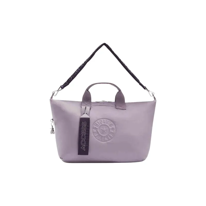 Kipling Polyester Shoulder Bag, Crossbody Bag, Handbag Medium Size Unisex Purple-0