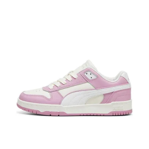 PUMA RBD Game Anti Slip Wear Resistant Low Top Skateboard Shoes Women's Pink White