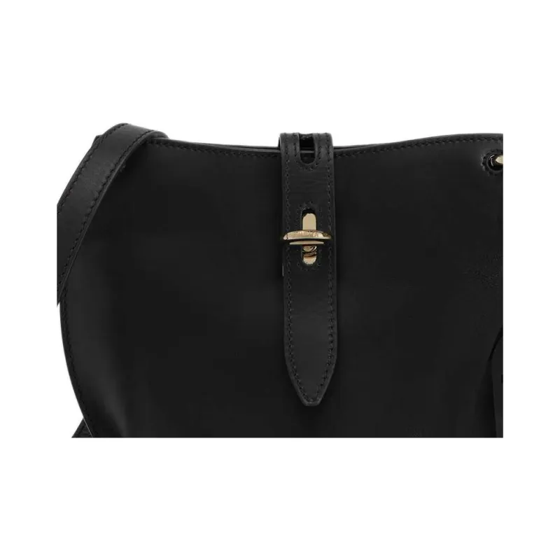 Furla Net Collection Nature Calfskin Bucket Bags Shoulder Bag Crossbody Bag Mini Women's Black-4