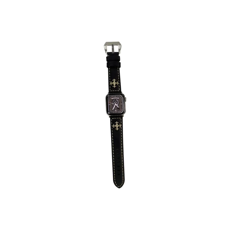 MSSM Apple Compatibility Watch Band 210mm Genuine Leather Material-0