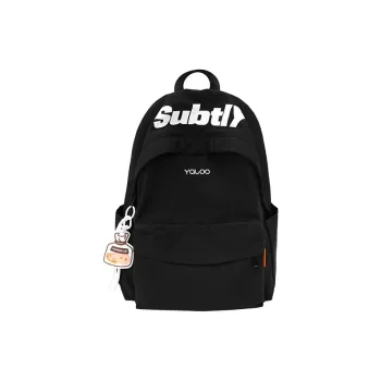 Yalu Nylon Backpack Laptop Bag Regular Unisex Black/White/Khaki/Green/Purple