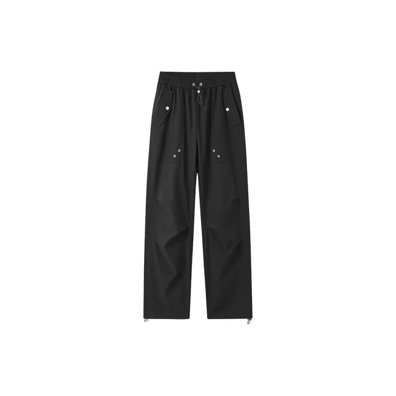Worthwhile Movement Casual Pants Unisex Beige Apricot-4