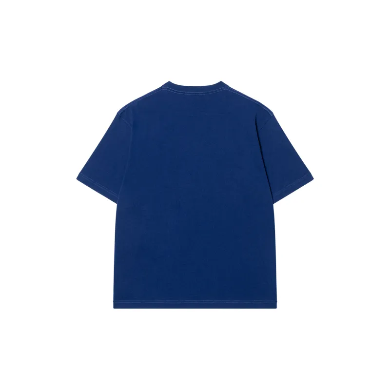 Balenciaga T Shirt Regular Fit Men's Blue-1