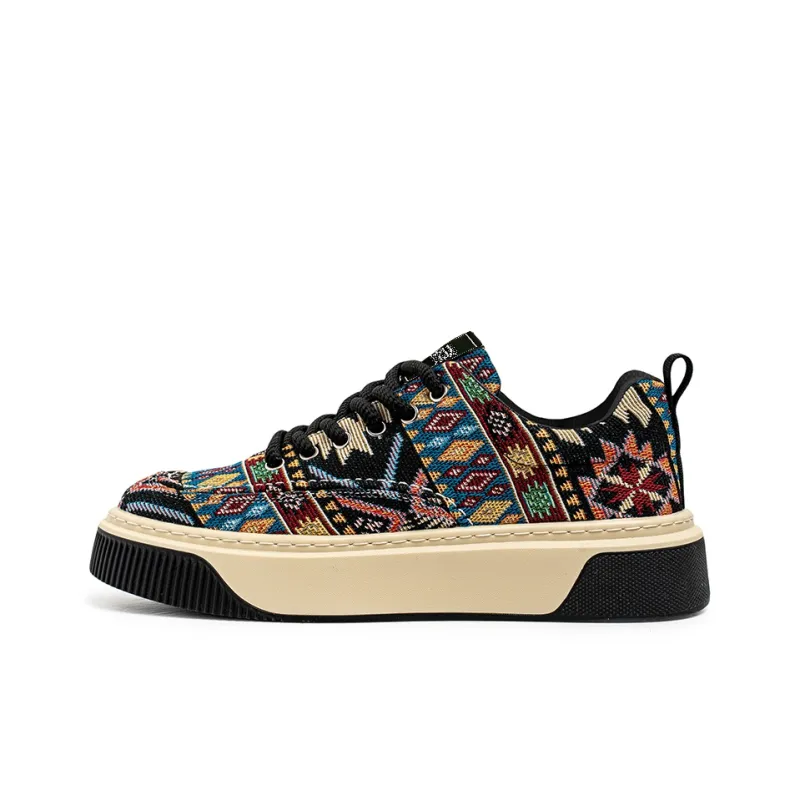 Budding Bear Low-Top Skateboard Shoes Men's-5