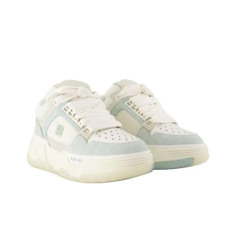 AMIRI Low Top Skateboard Shoes Women's Light Mint Blue-2