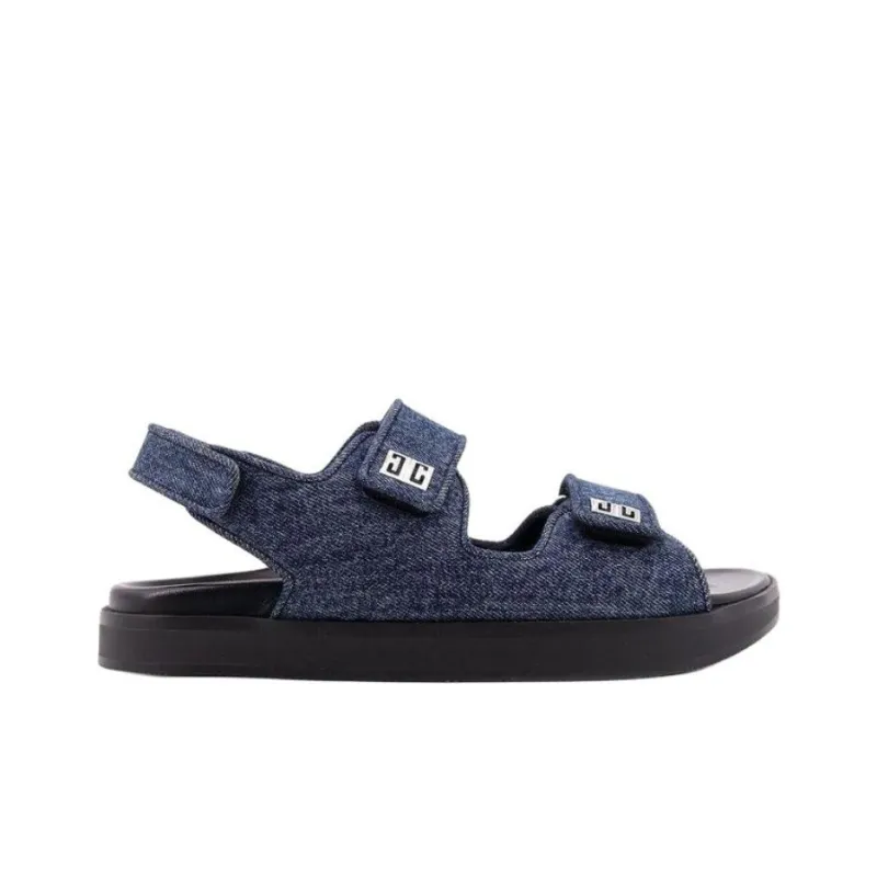 Givenchy One Strap Sandals Women's Dark Blue-1