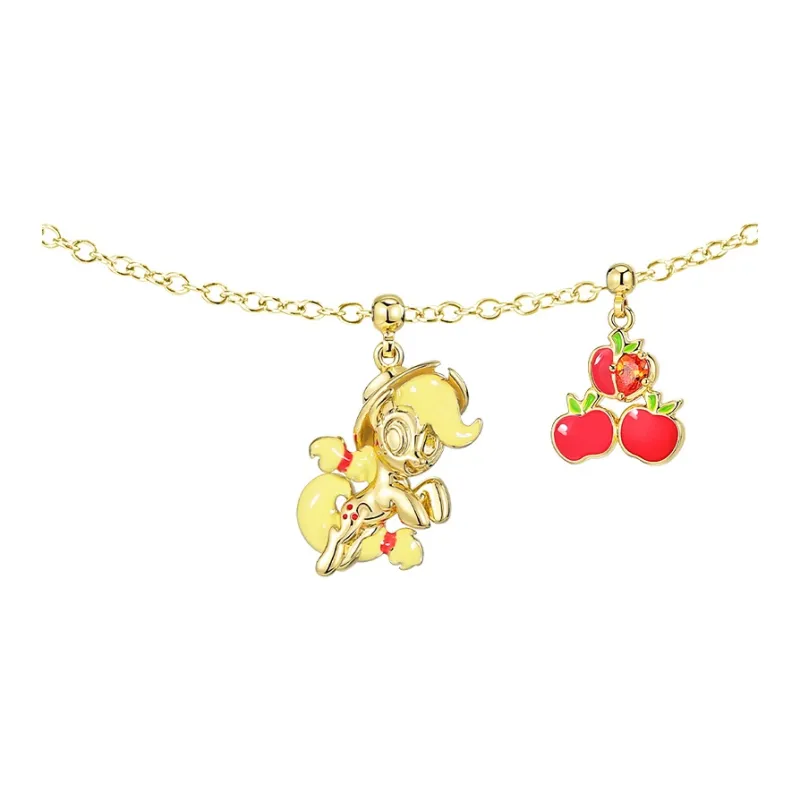 KADER x MY LITTLE PONY Copper Necklaces Women's Gold Silver, Girlfriend Women's Gift Box Set-8