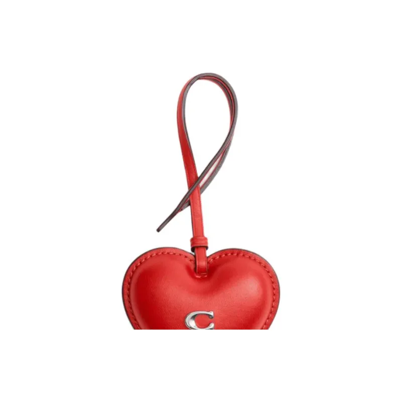 COACH Glove Tanned Leather Bag Accessory Women's Red-1