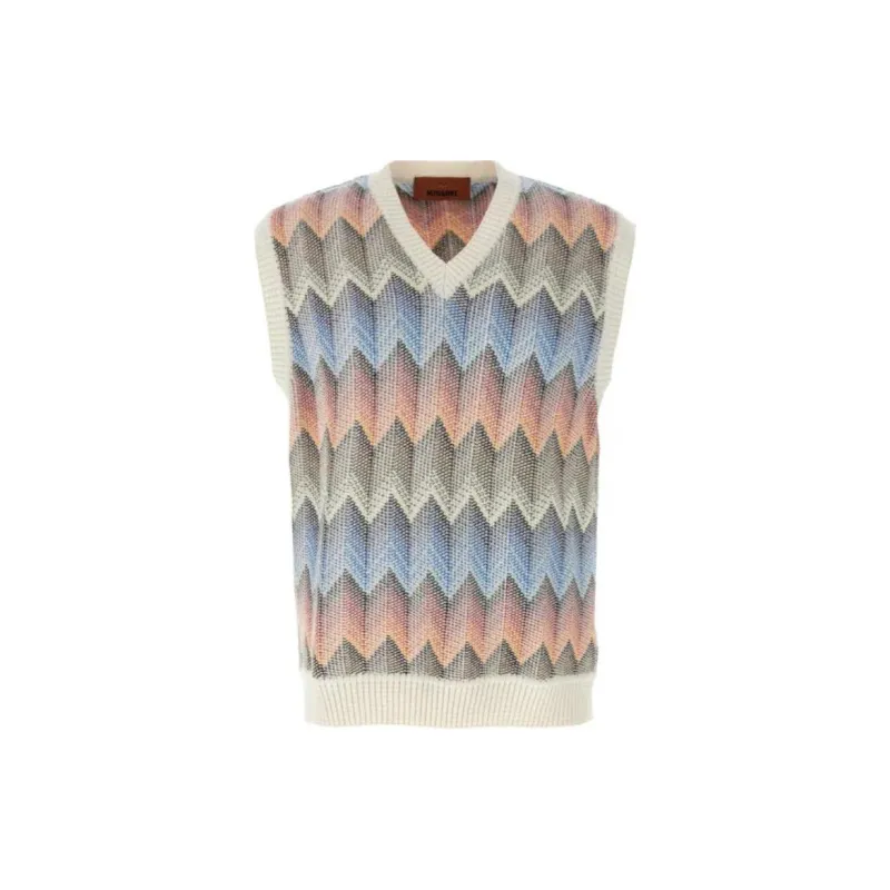 MISSONI Chevron Knitted Vest-0