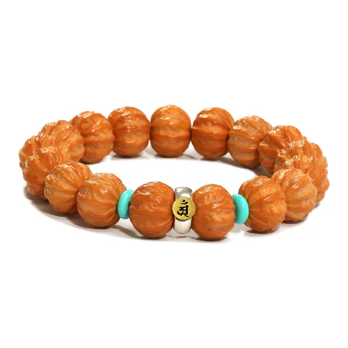 LIYUNMUXUE Monkey Head Walnut Bracelets Unisex