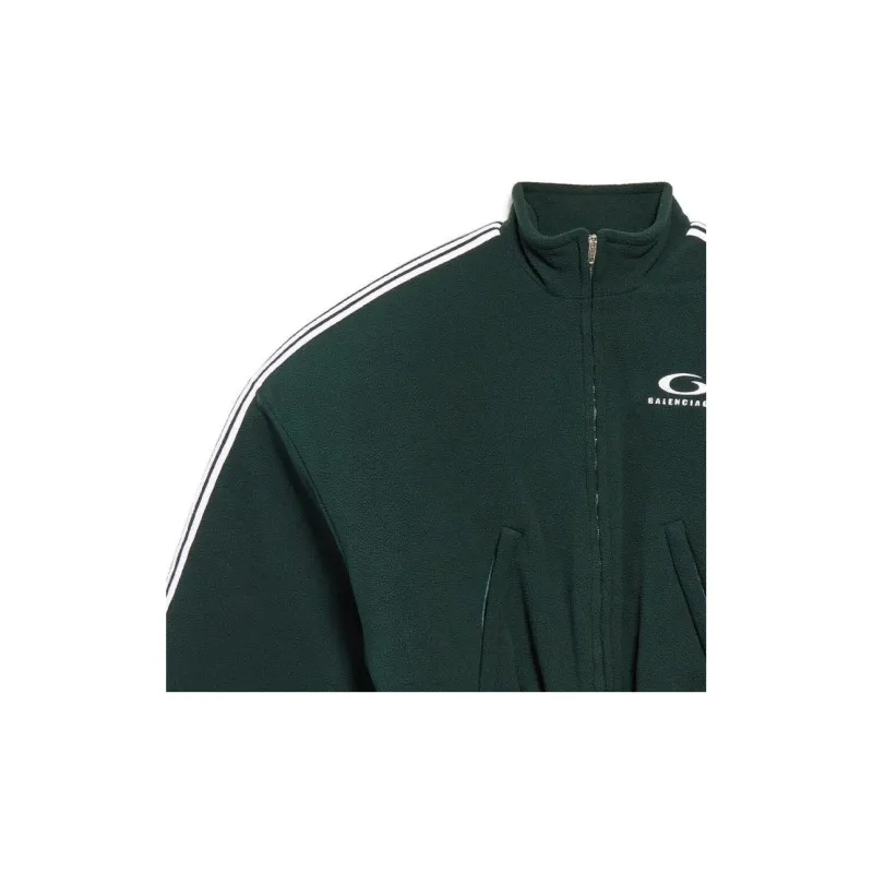 Balenciaga SS25 LOOP SPORTS ICON ROUND Jackets & Coats Loose Fit Unisex Green-9