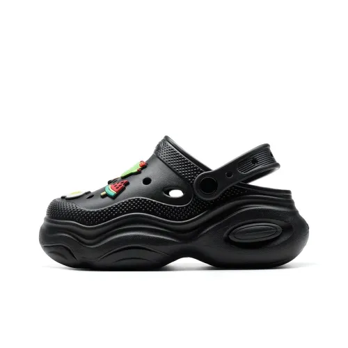 XTEP Succulent Collection Clogs Women's Black