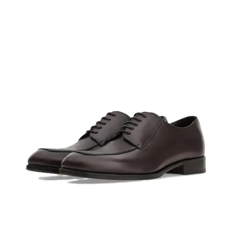 Canali Dress Shoes Men Low-Top Brown-1