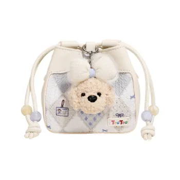 TOUTOU Synthetic Leather Shoulder Bag Regular Women's Cream White
