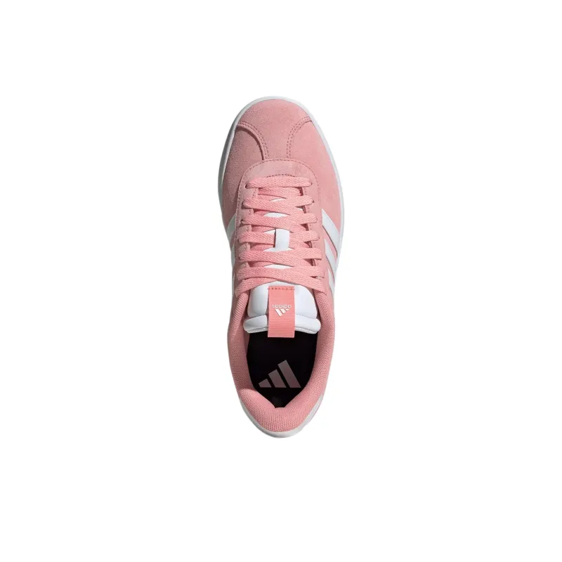 Adidas VL COURT 3.0 Anti Slip Wear Resistant Low Top Skateboard Shoes Women's Pink-3