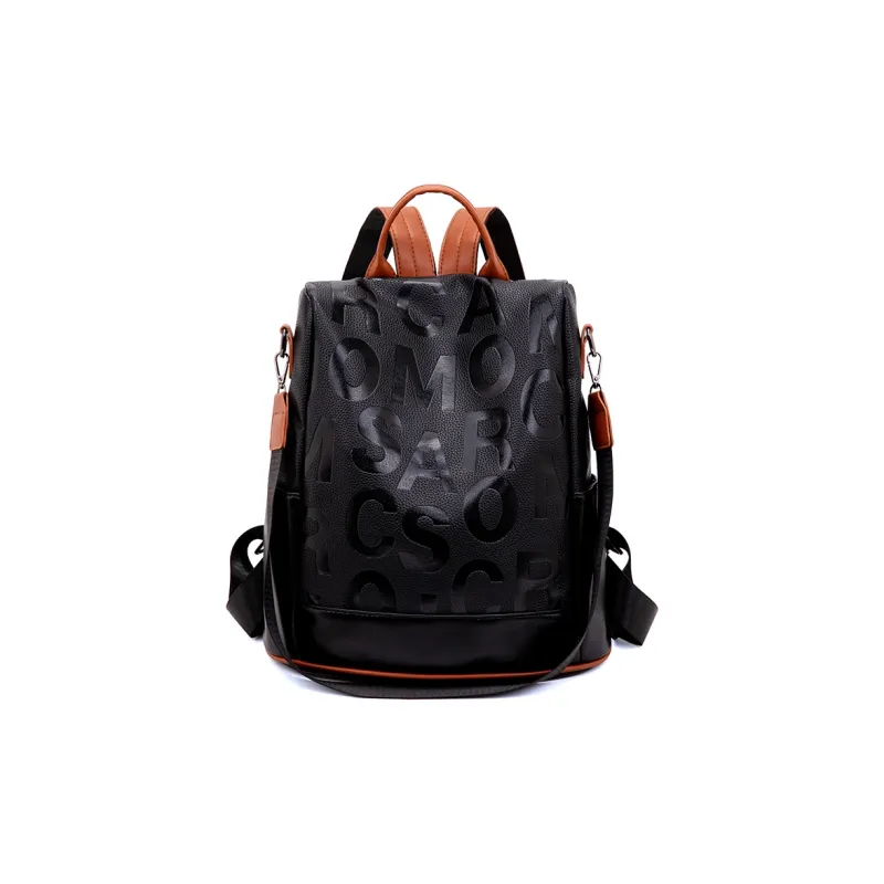 Miss Angel PU Crossbody Bag, Shoulder Bag, Backpack Regular Women's Multicolor-3