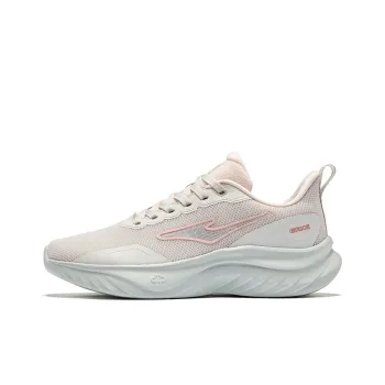 Erke Cushioning Rebound Low Top Casual Running Shoes Women's Cangye Gray Sea Snail Pink