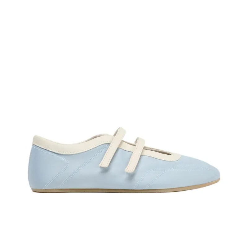 ZARA Casual Single Shoes Women's Sea Blue-1
