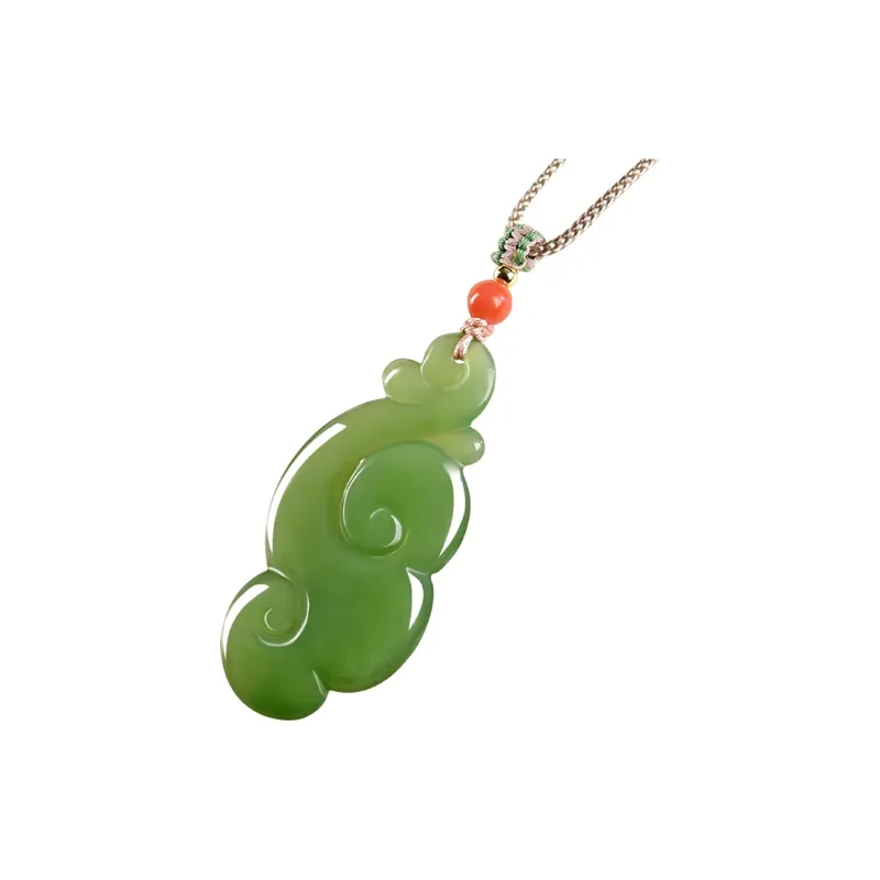 KUNYUYAO Hetian Jade Pendants White Jade Unisex-12