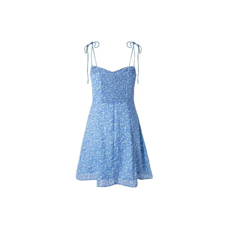KYKW Slip Dresses Women's Blue-1