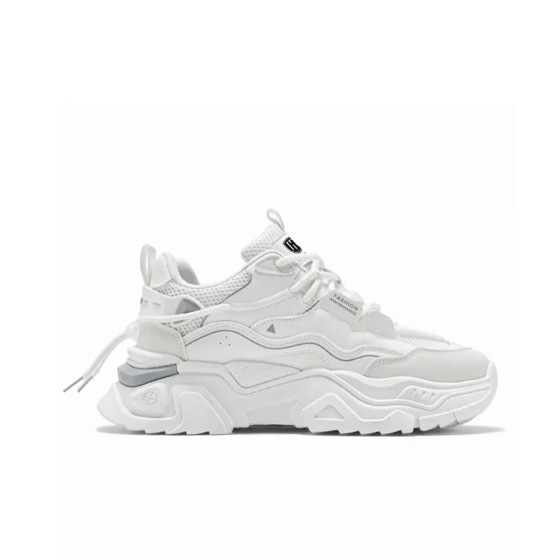 HACKBUTEER Low Top Chunky Sneakers Men's Box-4